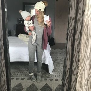 Old Navy henley sleep romper